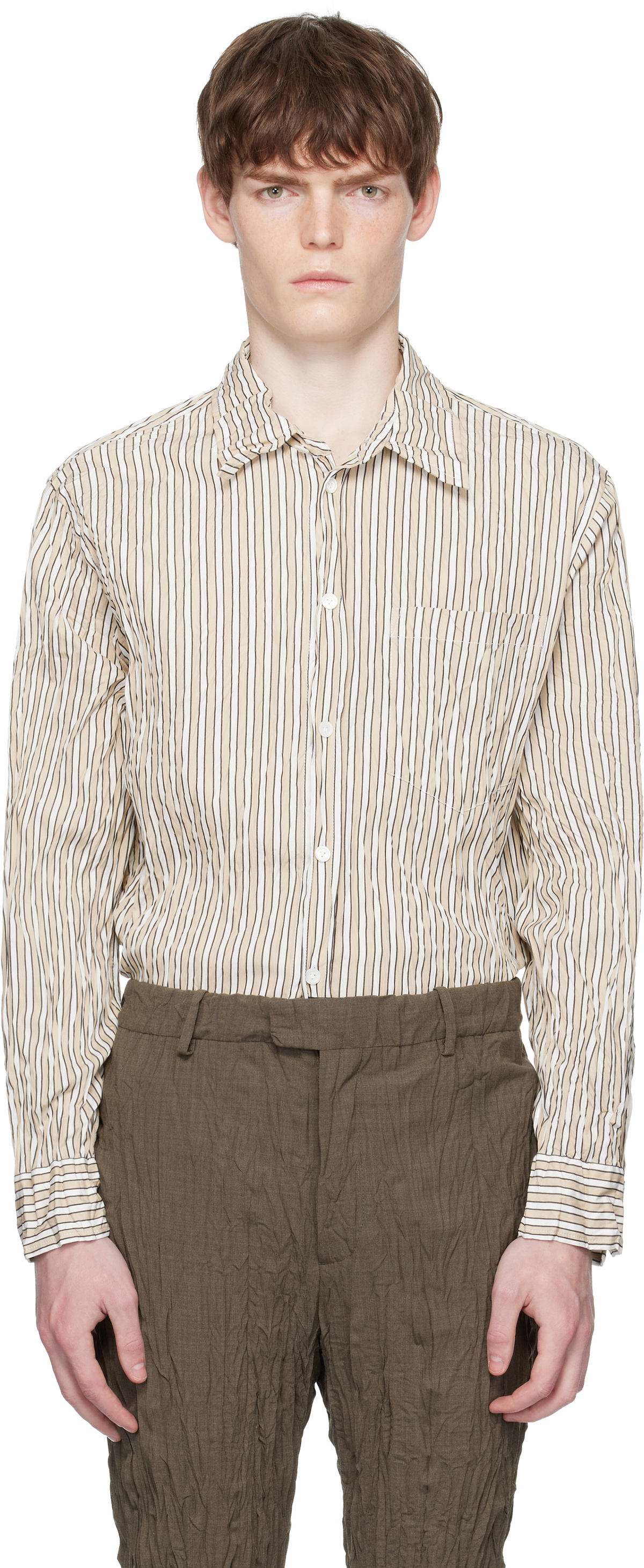 ジャケット BOTTEGA VENETA Melange Sand Viscose Blend Blazer Bottega Veneta Melange Sand Viscose Blend Blazer Bottega Veneta