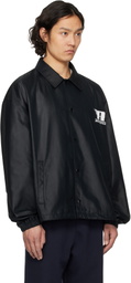 Alexander Wang Black Canvas Coach Jacket