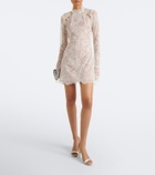 Retrofête Gilana lace mini dress