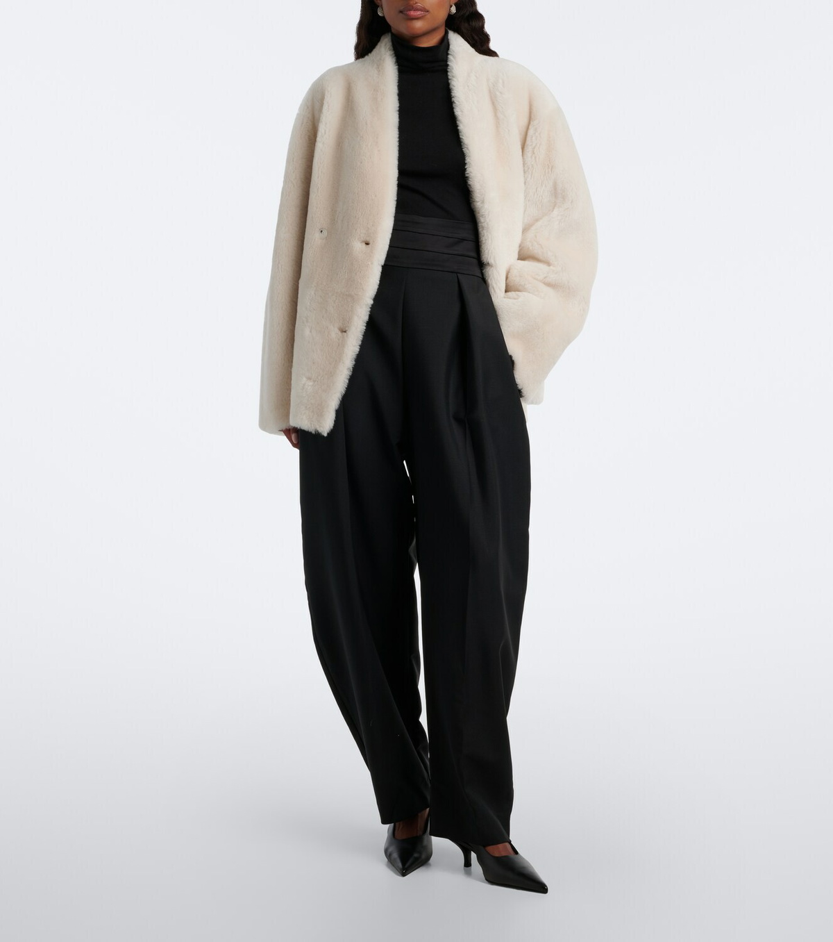 Loulou de Saison Catherine reversible shearling jacket