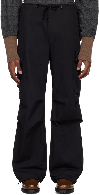 Photo: NEEDLES Black Field Cargo Pants