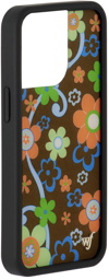 Wildflower Brown Far Out Floral iPhone 13 Pro Case