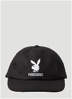 x Playboy Bunny Strapback Baseball Cap in Black
