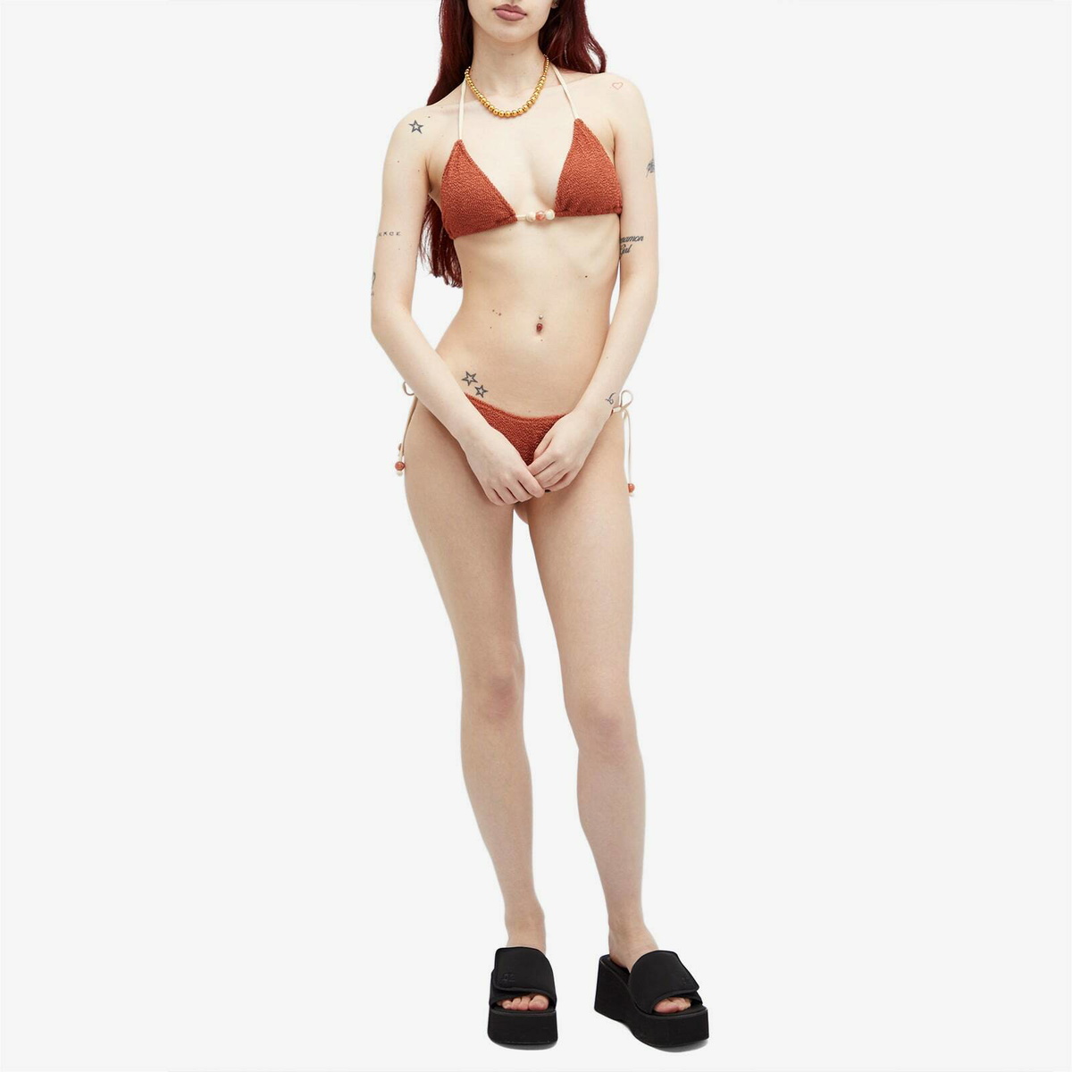 It's Now Cool Women's The Triangle Top in Mecca Crimp