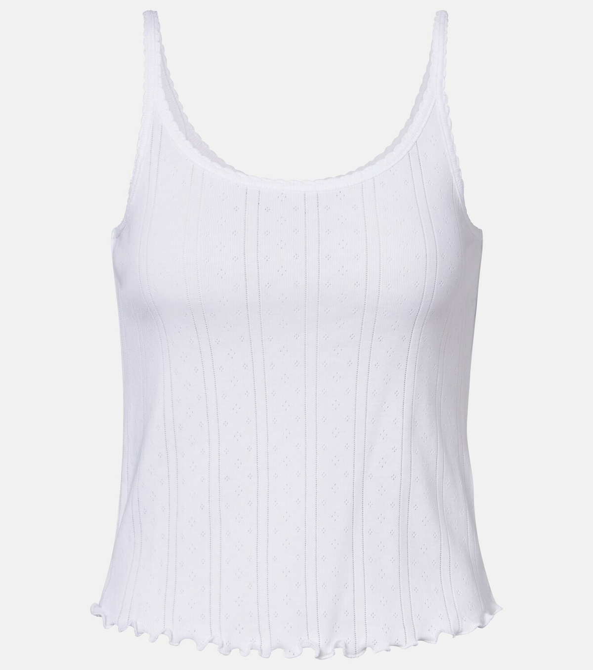 Róhe Pointelle cotton tank top