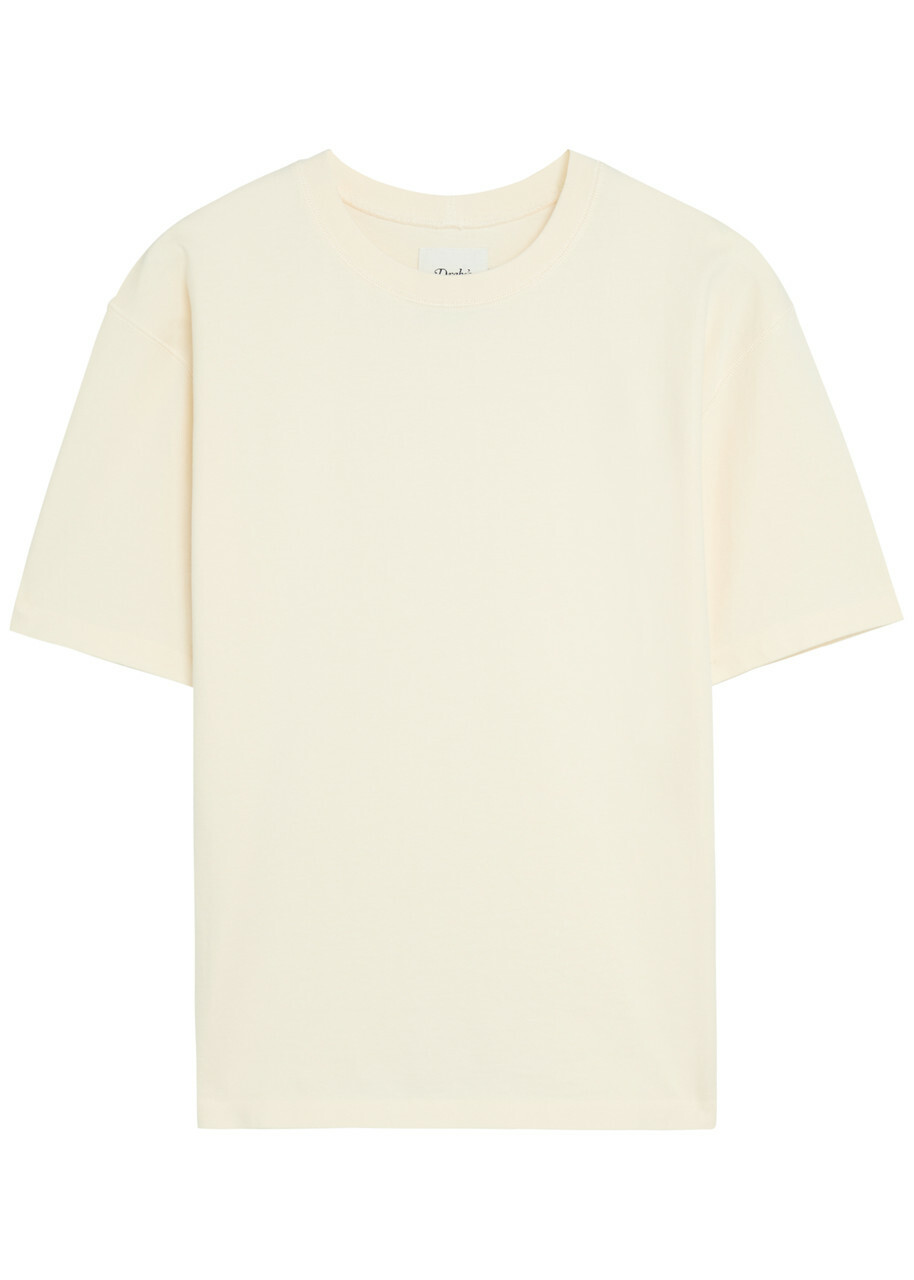 Drake's Hiking Cotton T-shirt White
