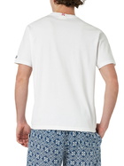 MC2 Saint Barth Man Classic Fit Cotton Jersey T-shirt Portofino With Chi Non Muore Poi Ribeve Embroidery | Insulti Luminosi Special Edition