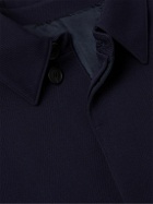 The Row - Dennis Virgin Wool-Blend Twill Coat - Blue