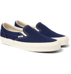Vans - OG Classic LX Canvas Slip-On Sneakers - Blue