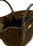 Demellier The Midi New York Suede Tote bag - Brown - One Size