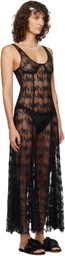 Collina Strada Black Pamela Maxi Dress