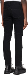 UNDERCOVER Black Paneled Jeans