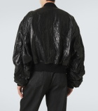 Rick Owens Secchia Flight leather bomber jacket