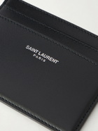 SAINT LAURENT - Logo-Print Leather Cardholder