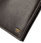 TOM FORD - Textured-Leather Billfold Wallet - Brown