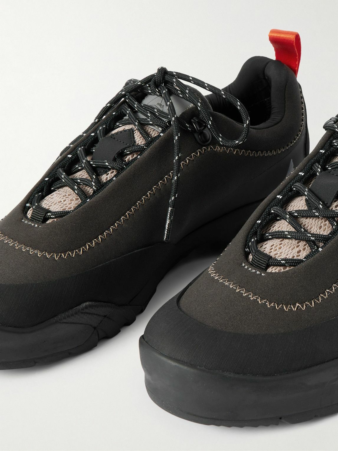 ROA - Colin Meredith Rubber-Trimmed Tech-Jersey Sneakers - Brown