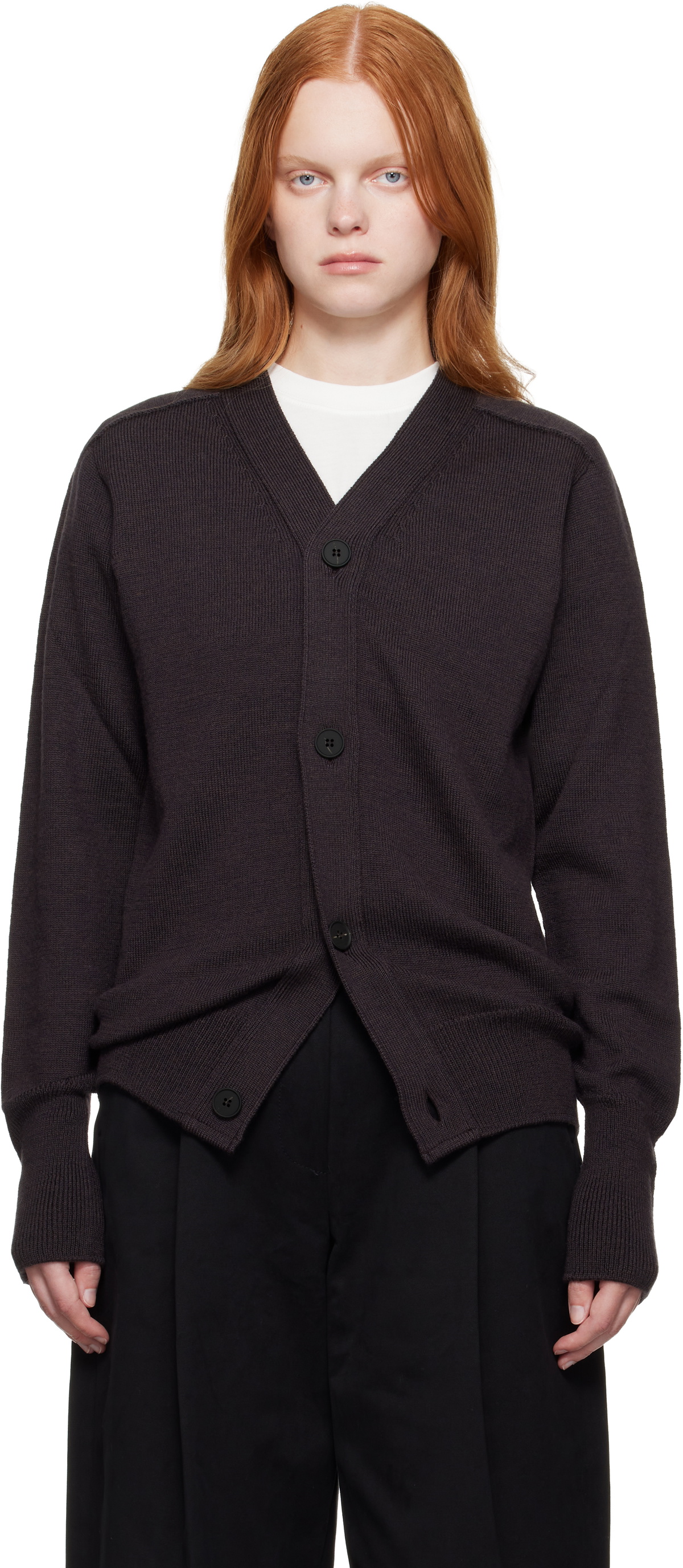 Studio Nicholson Brown Conan Cardigan
