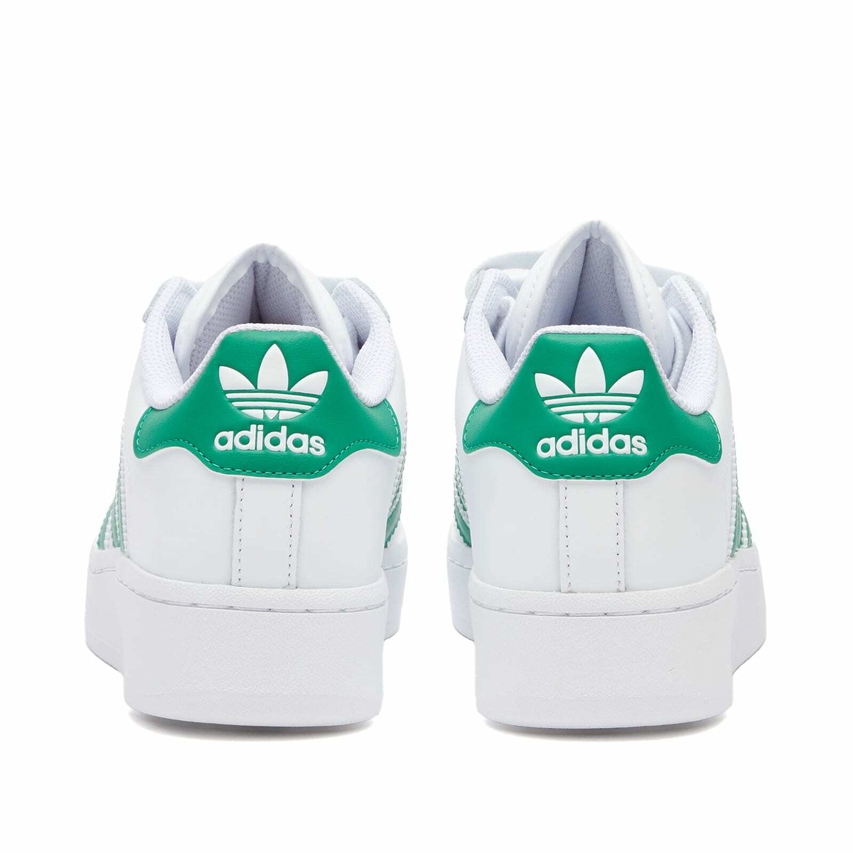 Adidas Women's Superstar Xlg W Sneakers in Semi Court Green &White 