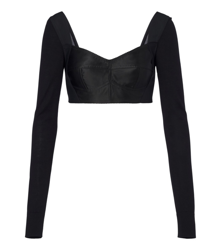 Photo: Dolce&Gabbana Satin bra top
