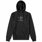 Adidas Men's Trefoil Series Hoody in Black