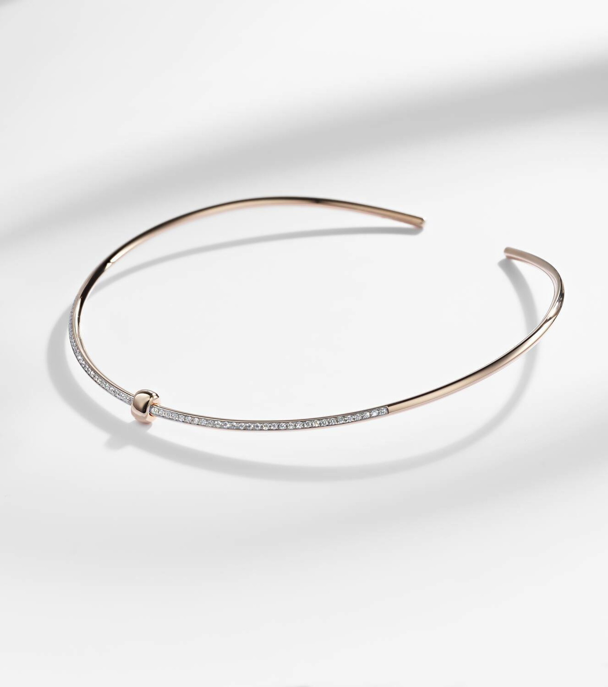 Pomellato Together 18kt rose gold choker with diamonds