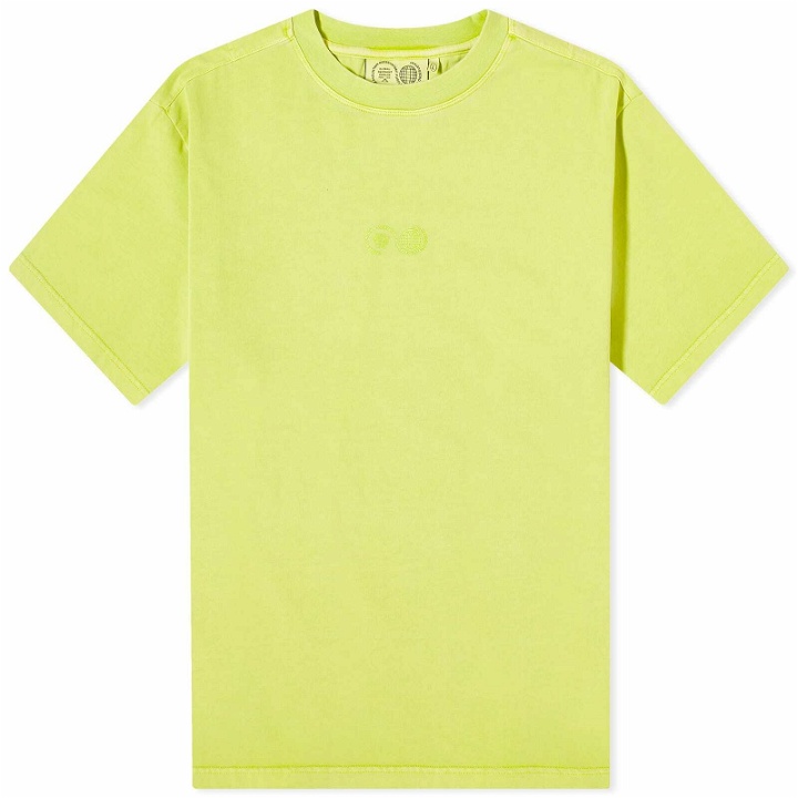 Photo: Purple Mountain Observatory Men's Garment Dyed T-Shirt in Lime