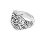 Tom Wood Men's Champion Ring Crystal Eye in Sterling Silver