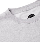 PARADISE - Happy Dance Printed Mélange Fleece-Back Cotton-Blend Jersey Sweatshirt - Gray