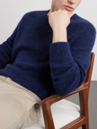 Massimo Alba - Bruce Alpaca-Blend Sweatshirt - Blue