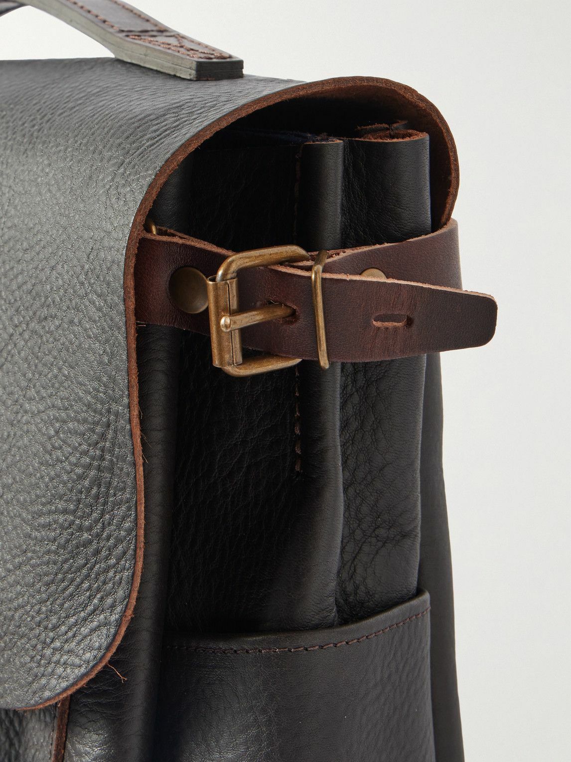 Bleu de Chauffe - Eclair Full-Grain Leather Messenger Bag