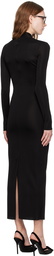 TOM FORD Black Crewneck Maxi Dress