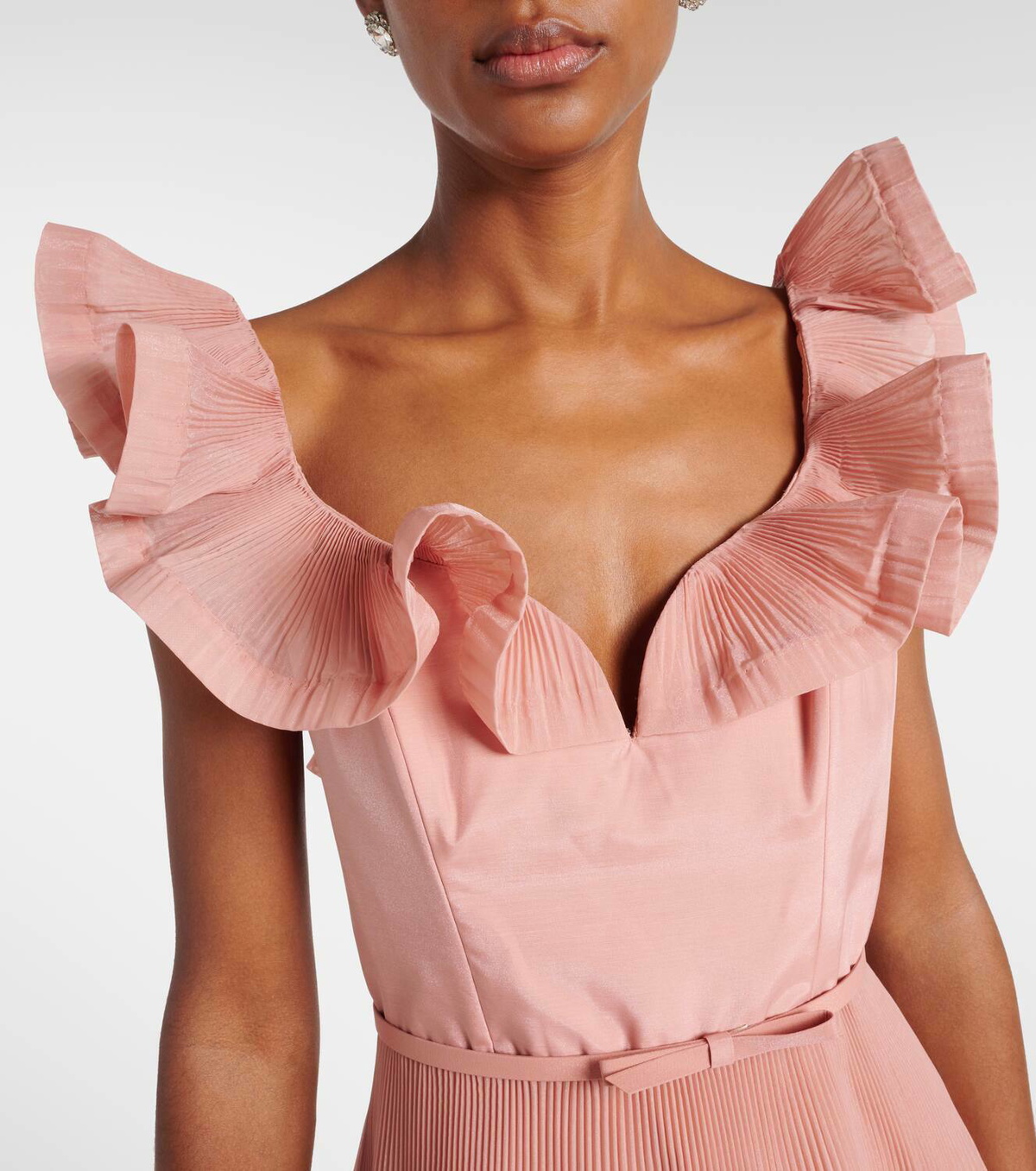 【Zimmermann】Ruffled pleated midi dress Zimmermann Ruffled pleated midi dress Zimmermann