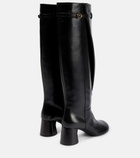 Khaite - Admiral leather knee-high boots
