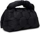 ISSEY MIYAKE Black Square Cushion Bag