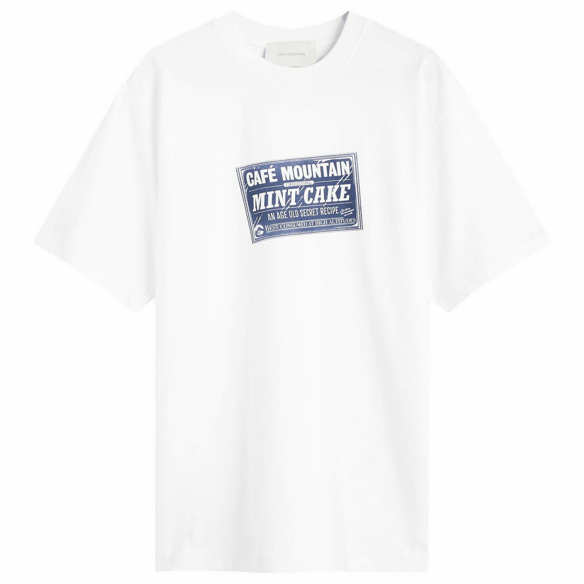 Café Mountain Men's Mintcake T-Shirt in Natural
