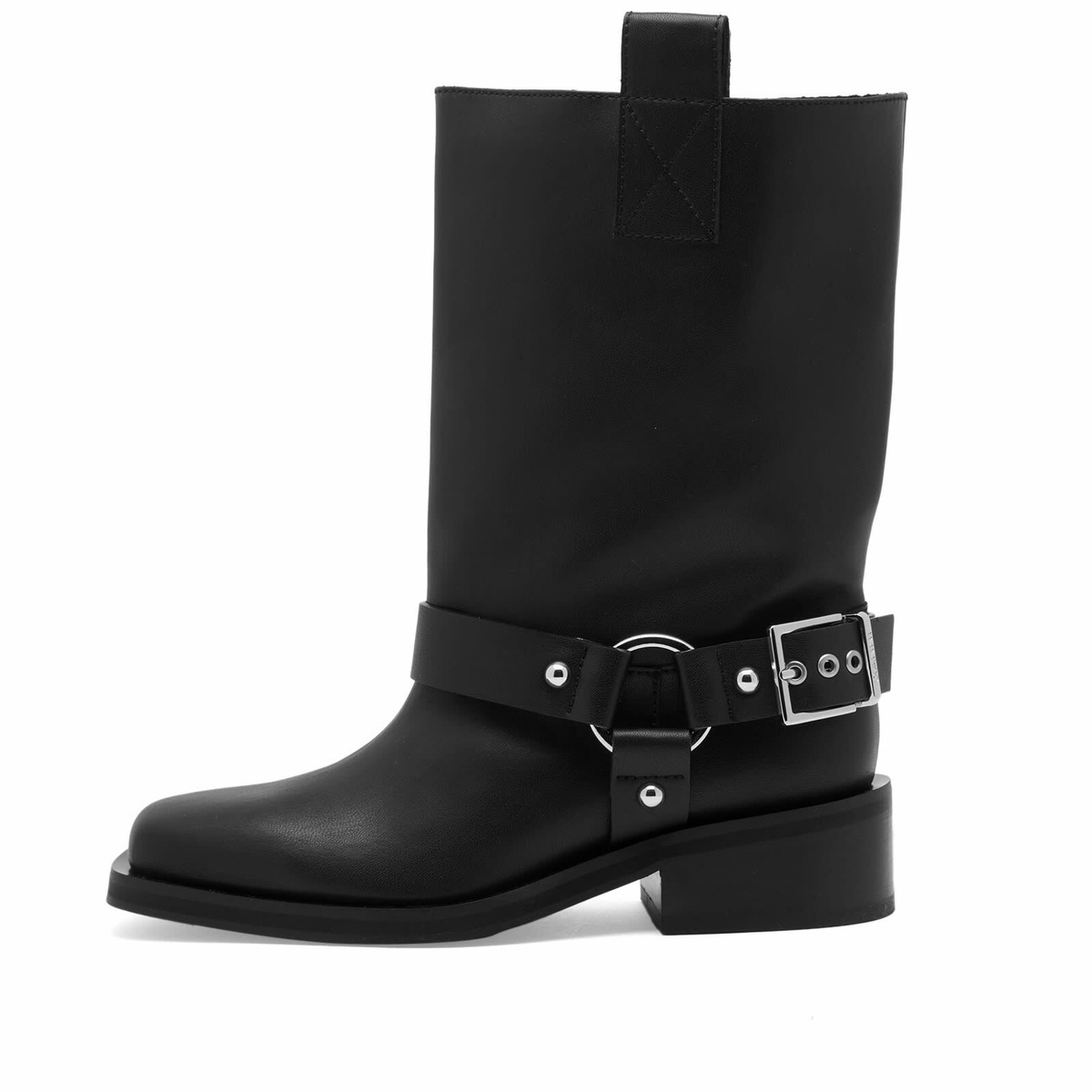 ミドルブーツ GANNI Women Boots S2340 Black black Black Black Low Cut Biker Chelsea Boots | GANNI US