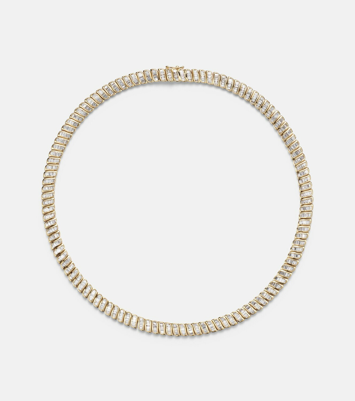 Anita Ko Zoe 18kt gold choker with diamonds
