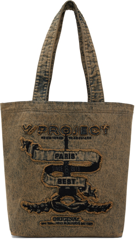 Photo: Y/Project Beige 'Paris' Best' Denim Tote