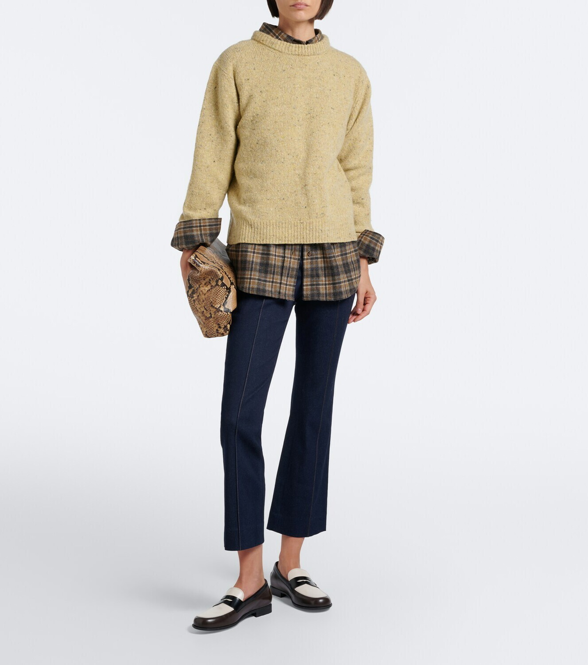 Veronica Beard Kimra cropped flared jeans
