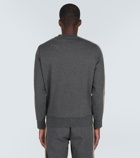 Moncler Cotton-blend jersey sweatshirt