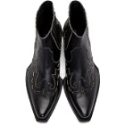 Calvin Klein 205W39NYC Black Western Chelsea Boots