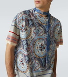 Etro Paisley cotton jersey T-shirt