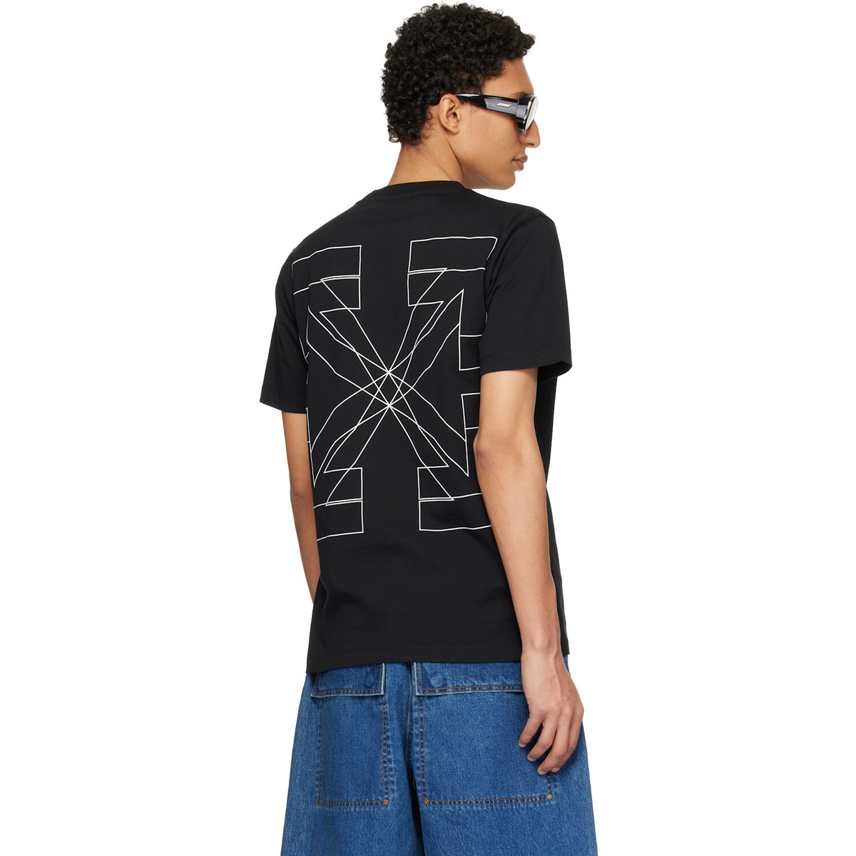 Off-White Black Big Double Arrow Slim T-shirt