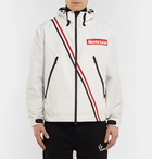 Moncler - Trakehner Striped Nylon Hooded Jacket - White