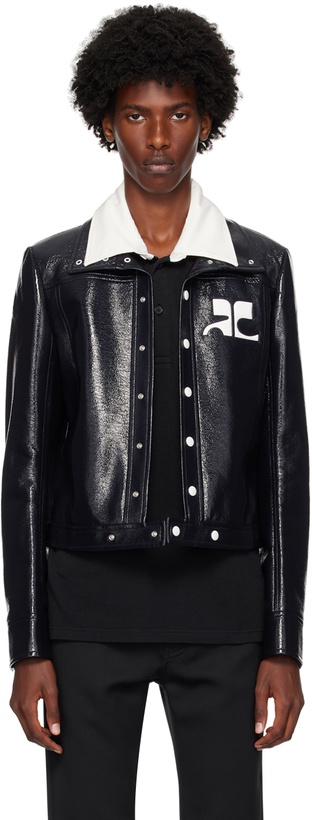 Photo: Courrèges Navy Reedition Vinyl Jacket