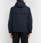 Moncler - Webbing-Trimmed Shell Hooded Down Jacket - Men - Navy