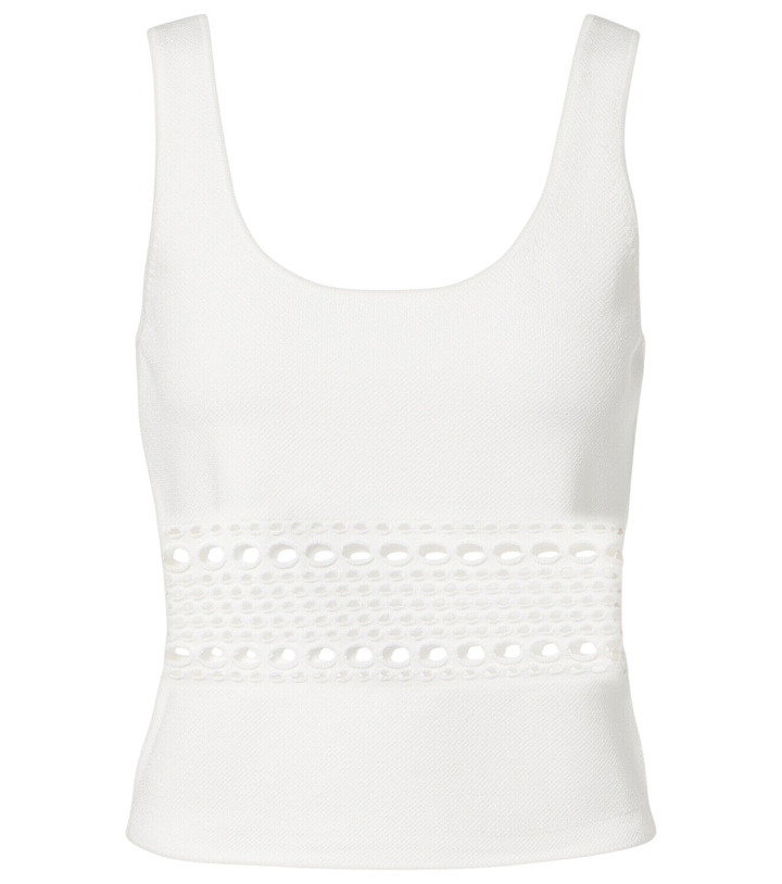 Photo: Simkhai Fitzgerald open-knit tank top