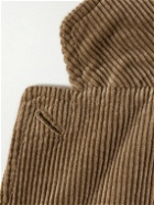 Aspesi - Kuki Garment-Dyed Cotton-Corduroy Blazer - Brown
