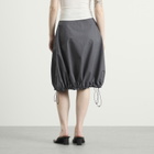 Coperni Women's TECHNICAL TAILORED BALLOON MIDI SKIRT in Grey
