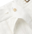 Anderson & Sheppard - Linen Shorts - White